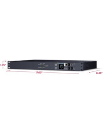 Cyber Power CyberPower Switched ATS PDU PDU44002 10-Outlets PDU - Switched - NEMA L5-20P - 10 x NEMA 5-20R - 120 V AC - Network 