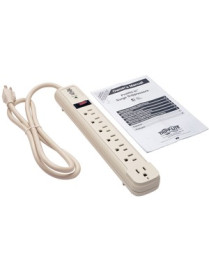 Tripp Lite Protect It! TLP74R 7-Outlet Surge Suppressor - 7 x NEMA 5-15R - 1.80 kVA - 1080 J - 125 V AC Input