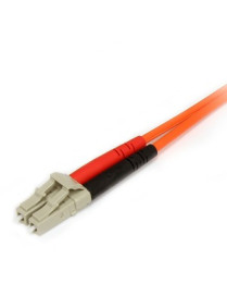 StarTech.com 3m Fiber Optic Cable - Multimode Duplex 62.5/125 - LSZH - LC/SC - OM1 - LC to SC Fiber Patch Cable - Connect fiber 