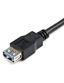 StarTech.com 2m Black SuperSpeed USB 3.0 Extension Cable A to A - M/F - Extend your SuperSpeed USB 3.0 cable by up to an additio