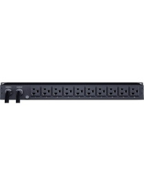 Cyber Power CyberPower Switched ATS PDU PDU24005 10-Outlets PDU - Metered - NEMA L5-20P - 10 x NEMA 5-20R - 120 V AC - 1U - Hori