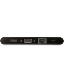 StarTech.com USB C Multiport Adapter - USB Type-C Mini Dock with HDMI 4K or VGA Video - 100W PD Passthrough, 3x USB 3.0, GbE, SD