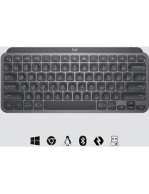 Logitech MX Keys Mini Combo for Business Wireless Mouse and Keyboard Combo - USB Wireless Bluetooth/RF Keyboard - 79 Key - Engli