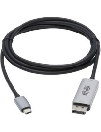 Tripp Lite U444-006-DP8SE DisplayPort/USB-C A/V Cable - 6 ft DisplayPort/USB-C A/V Cable for Audio/Video Device, Monitor, Projec