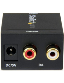 StarTech.com SPDIF Digital Coaxial or Toslink Optical to Stereo RCA Audio Converter - Convert a Digital Coax or Toslink Optical 