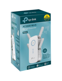 Tp Link TP-Link RE650 IEEE 802.11ac 2.54 Gbit/s Wireless Range Extender - 5 GHz, 2.40 GHz - External - MIMO Technology - 1 x Net