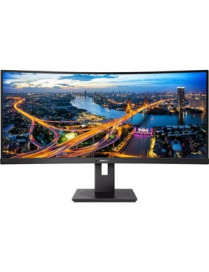 Philips Ultrawide 346B1C 34" WQHD Curved Screen WLED LCD Monitor - 21:9 - Textured Black - 34" (863.60 mm) Class - Vertical Alig