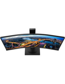 Philips Ultrawide 346B1C 34" WQHD Curved Screen WLED LCD Monitor - 21:9 - Textured Black - 34" (863.60 mm) Class - Vertical Alig