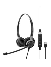 EPOS | SENNHEISER IMPACT SC 660 USB ML - Stereo - USB - Wired - 50 Hz - 18 kHz - On-ear - Binaural - 9.5 ft Cable - Noise Cancel