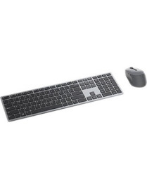 Dell Premier Multi-Device Wireless Keyboard And Mouse KM7321W - USB Wireless Bluetooth/RF - Titan Gray - USB Wireless Bluetooth/