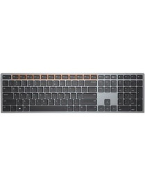 Dell Premier Multi-Device Wireless Keyboard And Mouse KM7321W - USB Wireless Bluetooth/RF - Titan Gray - USB Wireless Bluetooth/