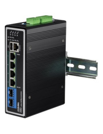 TRENDnet 6-Port Industrial Gigabit L2+ Managed PoE++ DIN-Rail Switch - 6 Ports - Manageable - Gigabit Ethernet - 1000Base-T, 100