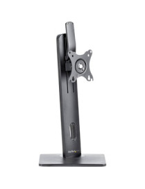 StarTech.com Free Standing Single Monitor Mount, Height Adjustable Ergonomic Monitor Desk Stand, For VESA Mount Displays up to 3