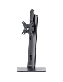 StarTech.com Free Standing Single Monitor Mount, Height Adjustable Ergonomic Monitor Desk Stand, For VESA Mount Displays up to 3