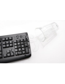 Kensington Pro Fit Wireless Desktop Set - USB Membrane Wireless 2.40 GHz Keyboard - Black - USB Wireless Mouse - Laser/Optical -