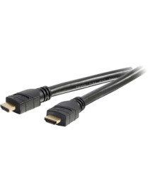 C2G 100ft Active High Speed HDMI Cable 4K 30Hz - In-Wall, CL3 - 100 ft HDMI A/V Cable for Audio/Video Device, Blu-ray Player, HD