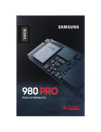 Samsung 980 PRO MZ-V8P500B/AM 500 GB Solid State Drive - M.2 2280 Internal - PCI Express NVMe (PCI Express NVMe 4.0 x4) - Deskto