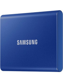 Samsung T7 MU-PC2T0R/WW 1 TB Portable Solid State Drive - External - PCI Express NVMe - Indigo Blue - Gaming Console, Desktop PC