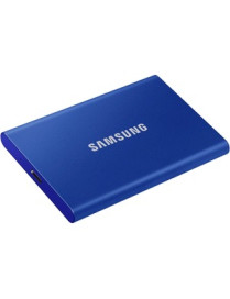 Samsung T7 MU-PC2T0R/WW 1 TB Portable Solid State Drive - External - PCI Express NVMe - Indigo Blue - Gaming Console, Desktop PC