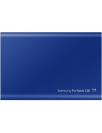 Samsung T7 MU-PC2T0R/WW 1 TB Portable Solid State Drive - External - PCI Express NVMe - Indigo Blue - Gaming Console, Desktop PC