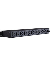 Cyber Power CyberPower CPS1215RM Single Phase 100 - 120 VAC 15A Basic PDU - 10 Outlets, 15 ft, NEMA 5-15P, Horizontal, 1U, 3YR W