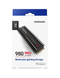 Samsung 980 PRO MZ-V8P2T0CW 2 TB Solid State Drive - M.2 2280 Internal - PCI Express NVMe (PCI Express NVMe 4.0 x4) - Gaming Con