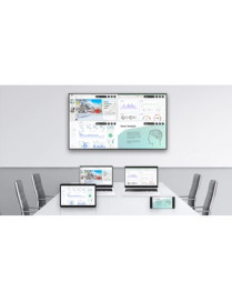 Samsung QMB Quantum Processor 4K Signage - 55" LCD - 3840 x 2160 - 500 cd/m² - 2160p - HDMI - USB - Serial - Wireless LAN - Blue