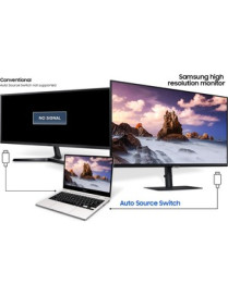 Samsung S32A804NMN 32" 4K UHD LCD Monitor - 16:9 - Black - 32" (812.80 mm) Class - Vertical Alignment (VA) - 3840 x 2160 - 1.07 