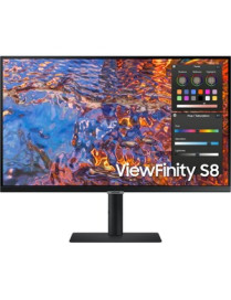 Samsung ViewFinity S8 S27B806PXN 27" UHD LCD Monitor - 16:9 - Black - 27" (685.80 mm) Class - In-plane Switching (IPS) Technolog