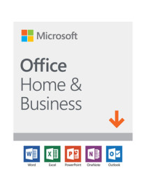 Microsoft Office 2019 Home & Business - Box Pack - NA/PR/TT Only Medialess - Medialess - English - PC, Intel-based Mac