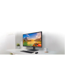 Samsung Essential S24A338NHN 24" Full HD LCD Monitor - 16:9 - Black - 24.00" (609.60 mm) Class - Vertical Alignment (VA) - 1920 