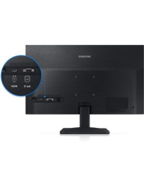 Samsung Essential S24A338NHN 24" Full HD LCD Monitor - 16:9 - Black - 24.00" (609.60 mm) Class - Vertical Alignment (VA) - 1920 