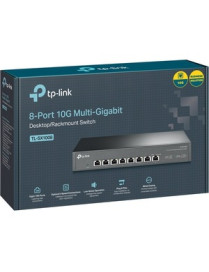 Tp Link TP-Link 10G Multi-Gigabit Unmanaged Switch - 8 Ports - 2 Layer Supported - 31.20 W Power Consumption - Twisted Pair - De