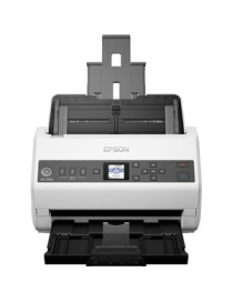 Epson DS-730N Sheetfed Scanner - 600 dpi Optical - 8-bit Color - 8-bit Grayscale - 40 ppm (Mono) - 40 ppm (Color) - Duplex Scann