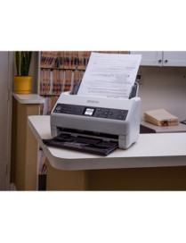 Epson DS-730N Sheetfed Scanner - 600 dpi Optical - 8-bit Color - 8-bit Grayscale - 40 ppm (Mono) - 40 ppm (Color) - Duplex Scann