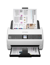 Epson DS-730N Sheetfed Scanner - 600 dpi Optical - 8-bit Color - 8-bit Grayscale - 40 ppm (Mono) - 40 ppm (Color) - Duplex Scann