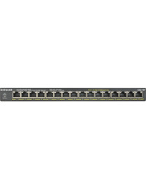 Netgear GS316P Ethernet Switch - 16 Ports - 2 Layer Supported - Twisted Pair - Desktop, Wall Mountable, Rack-mountable - 3 YearL