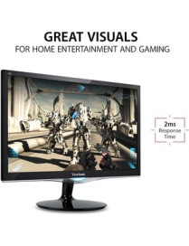 ViewSonic VX2252mh 22" Full HD LED LCD Monitor - 22" (558.80 mm) Class - 1920 x 1080 - 250 cd/m² - 2 ms - DVI - HDMI - VGA