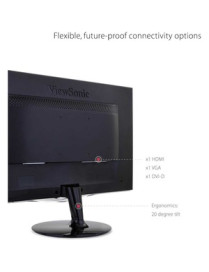 ViewSonic VX2252mh 22" Full HD LED LCD Monitor - 22" (558.80 mm) Class - 1920 x 1080 - 250 cd/m² - 2 ms - DVI - HDMI - VGA