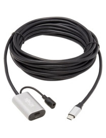 Tripp Lite U330-05M-C2C USB-C Active Extension Cable, USB-C to USB-C (M/F), 16 ft. (5 m) - 16.4 ft USB Data Transfer Cable for C