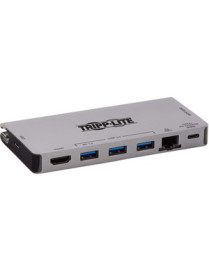 Tripp Lite U442-DOCK5D-GY Docking Station - for Notebook/Tablet/Smartphone - 100 W - USB Type C - 3 x USB 3.0 - USB Type-C - Net