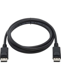 Tripp Lite P580AB-006 High-Speed DisplayPort Antibacterial Cable, M/M, Black, 6 ft. - 6 ft DisplayPort A/V Cable for Audio/Video