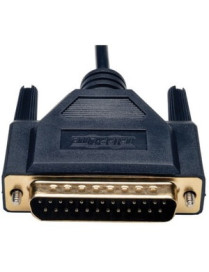 Tripp Lite 6ft Null Modem Serial RS232 Cable Adapter DB9 to BD25 F/M 6' - DB-9 Female - DB-25 Male - 1.83m