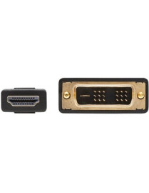 Tripp Lite 6ft HDMI to DVI-D Digital Monitor Adapter Video Converter Cable M/M 6' - 6 ft DVI/HDMI Video Cable for Video Device, 