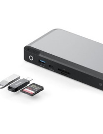 Alogic MX3 Docking Station - for Notebook/Smartphone/Monitor - Memory Card Reader - SD, microSD - 100 W - USB Type C - 3 Display