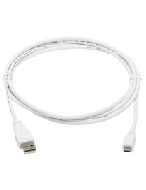 Tripp Lite Safe-IT USB-A to USB Micro-B Antibacterial Cable (M/M), USB 2.0, White, 6 ft. - 6 ft Micro-USB/USB Data Transfer Cabl