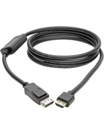 Tripp Lite P582-006-HD-V4A DisplayPort/HDMI Audio/Video Cable - 6 ft DisplayPort/HDMI A/V Cable for Monitor, Audio/Video Device,