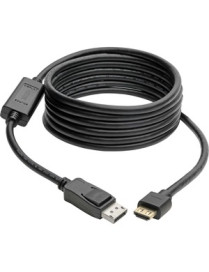 Tripp Lite P582-010-HD-V4A DisplayPort/HDMI Audio/Video Cable - 10 ft DisplayPort/HDMI A/V Cable for Monitor, Audio/Video Device