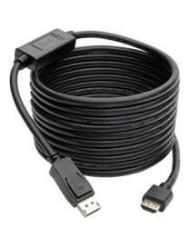 Tripp Lite P582-020-HD-V4A DisplayPort/HDMI Audio/Video Cable - 20 ft DisplayPort/HDMI A/V Cable for Monitor, Audio/Video Device