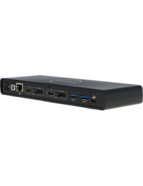 VisionTek Dual 4K USB PD Dock - Dual Display up to 4K resolutions, USB 3.0, USB-C and Thunderbolt 3 system compatible, Up to 60W